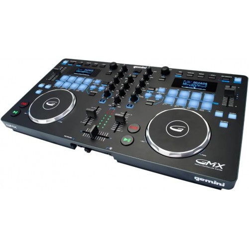 Controlador DJ Gemini GMX: Sistema USB/MIDI Compacto para DJs Móviles